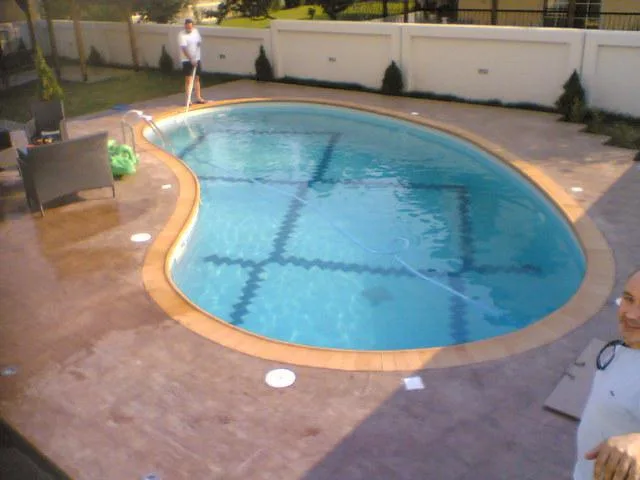 Κατασκευαστική φάση πισίνας